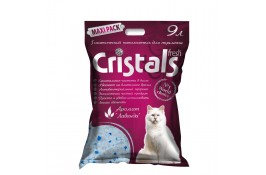 CRISTALS Fresh силикагелевый наполнитель для котов с ароматом лаванды 9 л
