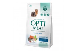 Optimeal Dog Adult Mini сухой корм для собак мини пород с высоким содержанием лосося 0,7 кг