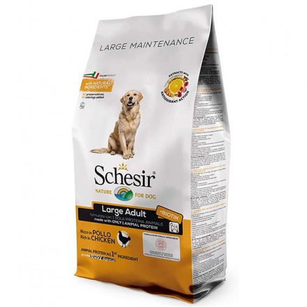 SCHESIR DOG LARGE ADULT CHICKEN сухий корм для собак великих порід з куркою 12 кг