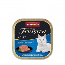 Animonda Vom Feinsten Adult with Salmon + Shrimps вологий корм з лососем та креветками для котів 100 г