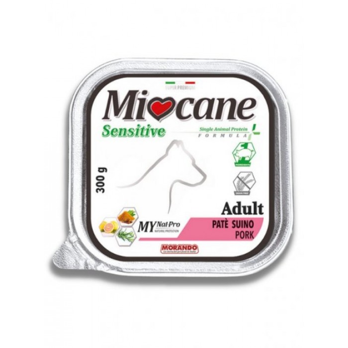 Morando Miocane Sensitive Monoprotein вологий корм для собак з прошутто 300г*18шт