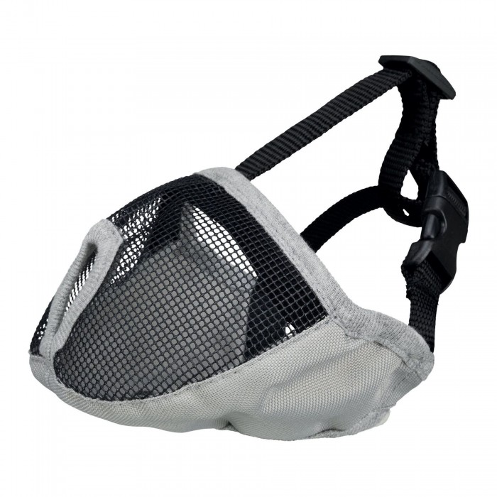 Trixie намордник для собак брахицефалов мини и средних пород серого цвета размер: S-M 40см