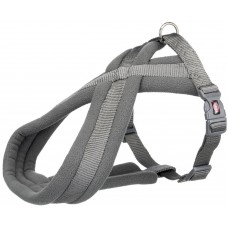 Trixie Premium шлея туристическая для собак средних и крупных пород графитового цвета размер: M-L 50-80см/25мм