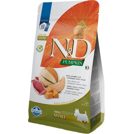Farmina Pumpkin Duck & Cantaloupe Adult Mini сухий беззерновий корм для собак малих порід з качкою та динею 2 кг