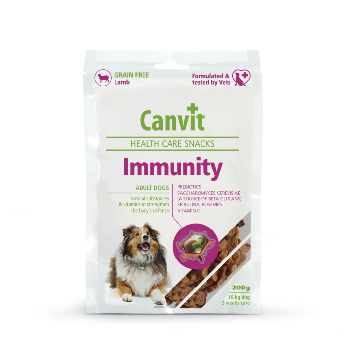 Canvit Immunity полувлажные лакомства с ягненком для укрепления иммунитета собак 200 г