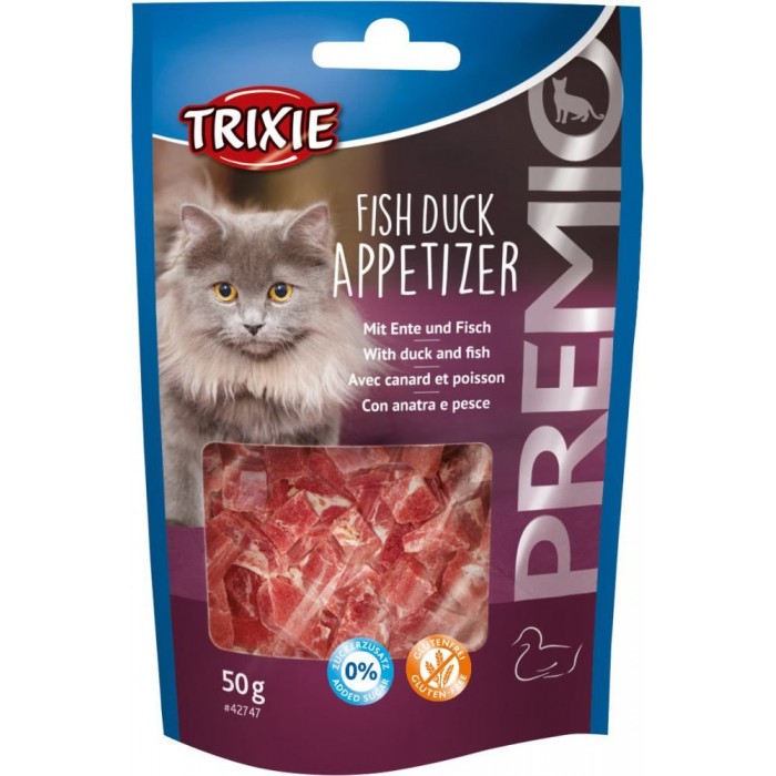 Trixie PREMIO Fish Duck Appetizer лакомство для котов с уткой и рыбой 50 гр