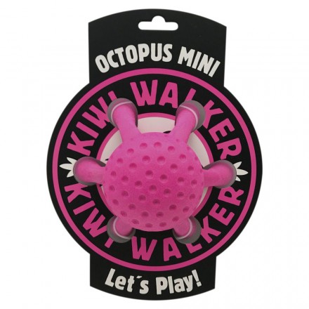 Kiwi Walker игрушка для собак осьминог розовый 13 см