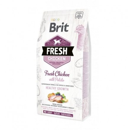 Brit Fresh Chicken with Potato Puppy с курицей и картошкой для щенят 2,5 kg