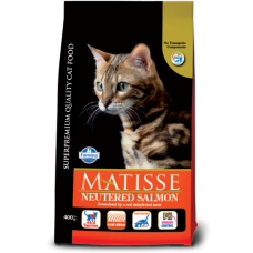 Farmina Matisse Neutered Salmon сухой корм для стерилизованных котов с лососем​ 0,4 кг