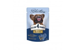 Club 4 Paws Premium Plus Selection влажный корм для собак малых пород с уткой и индейкой в соусе 85 г