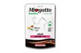 Morando Miogatto Sensitive Monoprotein влажный корм для кошек с прошутто 85г*24шт