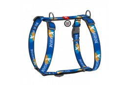 Collar WAUDOG Nylon Н-подібна шлея "Прапор" з QR-паспортом для собак M