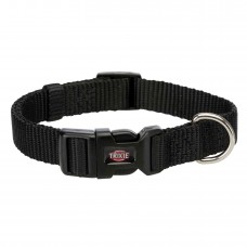 Trixie Premium ошейник для собак мини и средних пород (чёрный) S-M 30-45см/15 мм
