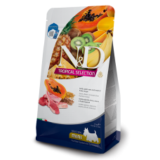 Farmina N&D Tropical Selection Dog Adult Mini Lamb, Spelt, Oats & Fruits для малых пород с ягненком, спельтой, овсом и тропическими фруктами 5 кг