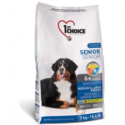 1st Choice Senior Medium & Large Chicken сухий корм для собак похилого віку великих порід 5 кг