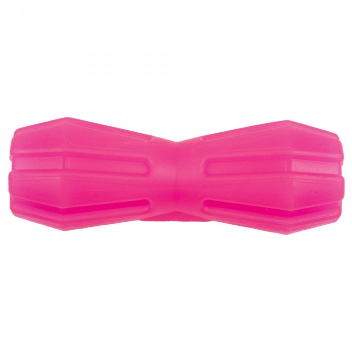 AGILITY игрушка для собак гантель с отверстием (розовая) 12 см
