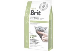 Brit Grain Free Veterinary Diet Diabetes с курицей и горохом для кошек 2 kg