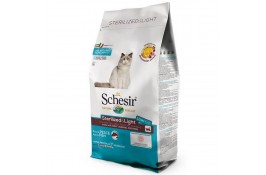 SCHESIR CAT STERILIZED & LIGHT сухой корм для кастрированных и стерелизованных котов с рыбой 10 кг