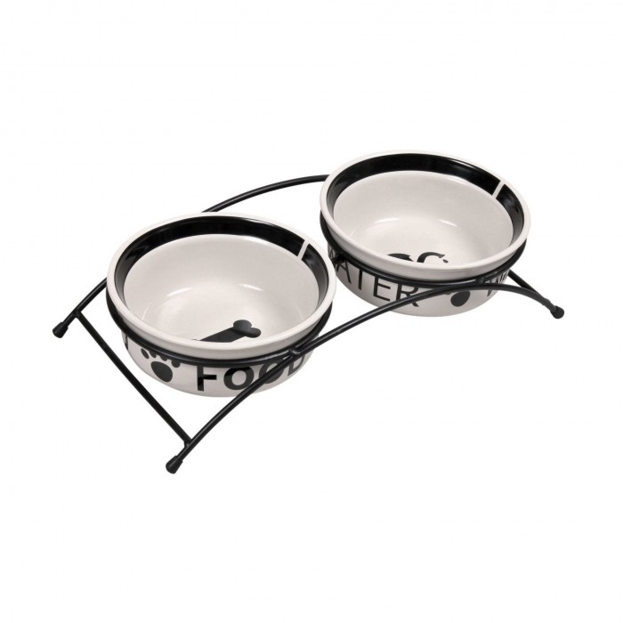 Trixie Eat on Feet керамические миски на подставке для собак 2 шт. 0,6 л/15 см