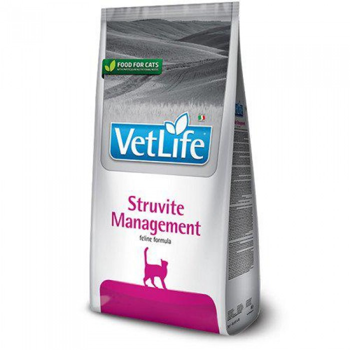 Farmina Vet Life Management Struvite сухий корм для котів при рецидивах струвітних уролітів 2 кг
