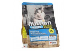 NUTRAM S5 SOUND BW сухой корм для котов пожилого возраста с курицей и лососем 0,34 кг