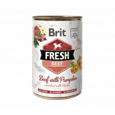 Brit Fresh Beef with Pumpkin з яловичиною та гарбузом для собак 400g