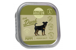 ARATON Puppy with Duck влажный корм для щенков с уткой 150 г