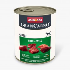 Animonda GranCarno Adult Beef + Game влажный корм с говядиной и дичью для собак 800 г