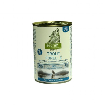 ISEGRIM Trout with Parsnip, Cranberries & Wild Herbs Форель з пастернаком, клюквою та дикорослими травами 400г