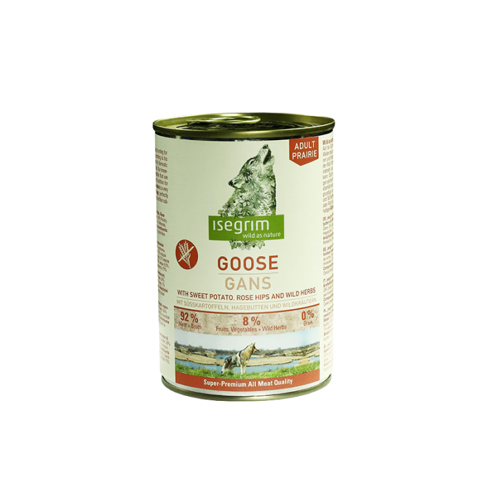 ISEGRIM Goose with Sweet Potato, Rose Hip & Wild Herbs Гуска з бататом, шипшиною та дикорослими травами 400г