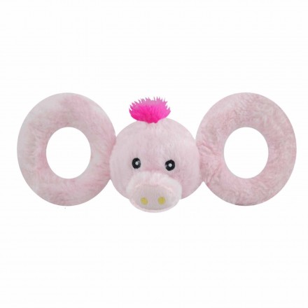Jolly Pets TUG-A-MAL игрушка для собак свинка с пищалкой d 7-12 см / h 25 см
