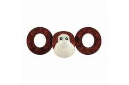 Jolly Pets TUG-A-MAL игрушка для собак обезьянка с пищалкой d 7-12 см / h 25 см