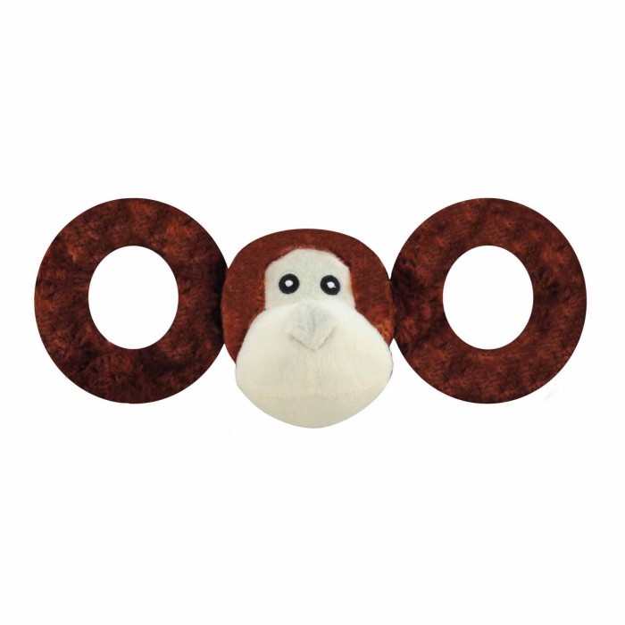 Jolly Pets TUG-A-MAL іграшка для собак мавпа з пищалкою d 7-12 см / h 25 см