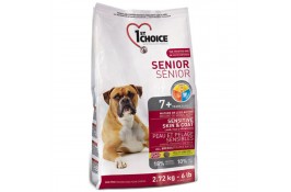 1st Choice Senior Sensitive Skin & Coat Lamb & Fish сухий корм для собак похилого віку  2,72 кг