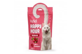 Reflex Happy Hour успокаивающее лакомство для котов с ягненком и клюквой 60г