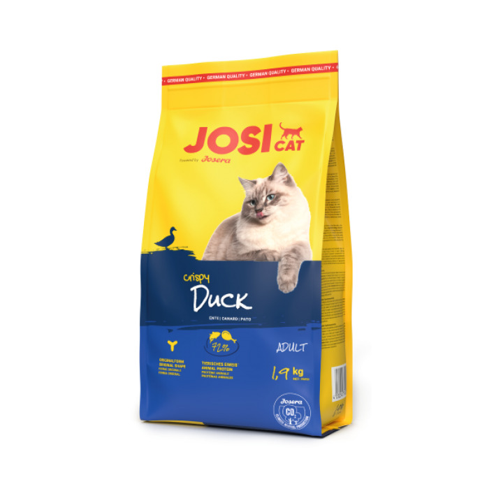 Josera JosiCat Crispy Duck сухой корм для котов с уткой 1,9 кг