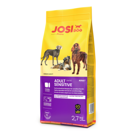 Josera JosiDog Adult Sensitive сухой корм для собак с чуствительным пищеварением 2,7 кг