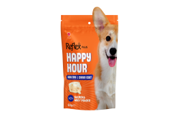 Reflex Plus Happy Hour ласощі для собак з лососем, здорова та блискуча шерсть 60г