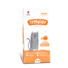 Trendline (Трендлайн) Полноценный и сбалансированный сухой корм для котят с курицей 15кг.