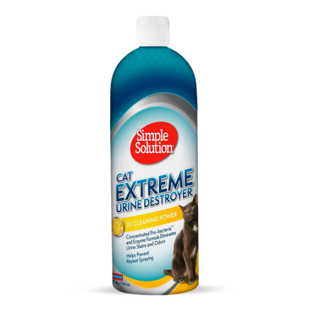 Simple Solution Cat Extreme Urine Destroyer нейтрализатор кошачьей мочи 945 мл