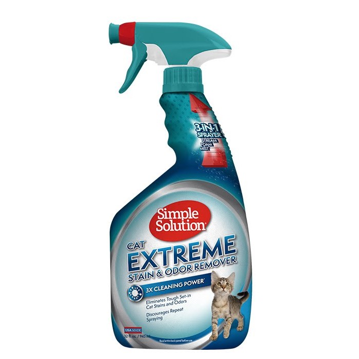 Simple Solution Extreme Cat Stain and Odor Remover нейтралізатор котячої сечі 945 мл