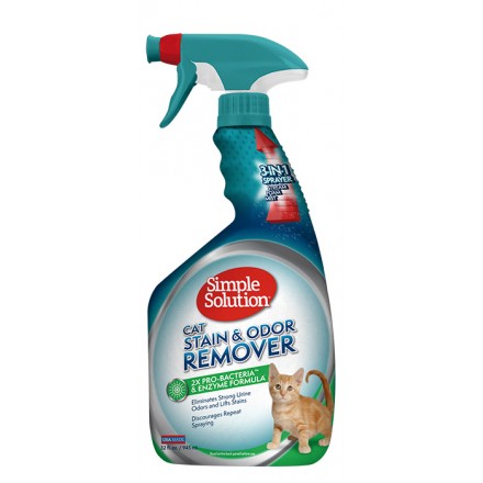 Simple Solution Cat Stain and Odor Remover нейтрализатор запахов и пятен 945 мл