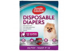 Simple Solution Disposable Diapers X-Small Toy подгузники для собак XS 12 шт