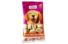 Собача насолода ласощі для собак хрустке печиво у формі рулетиків з начинкою з м'яса птиці 60г