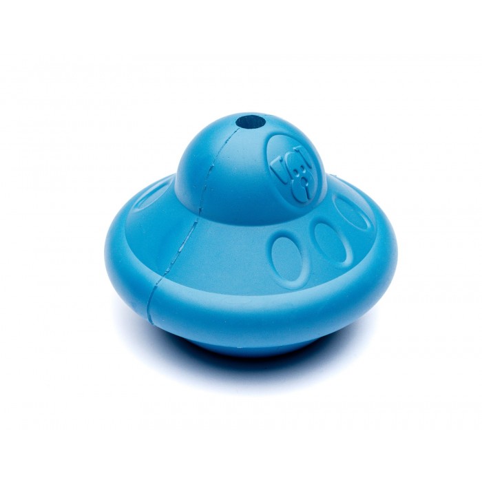 Iграшка SodaPup Flying Saucer Treat Dispenser – Blue (Флайiнг Саусер Трiт Дiспенсер Блу) «НЛО», синя