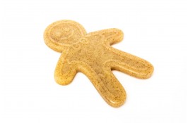 Игрушка SodaPup Nylon Gingerbread Man – Brown (Нейлон Джинджербрэд Мен Браун) «Имбирный пряник», коричневый
