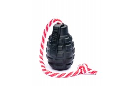 Игрушка SodaPup Magnum Grenade Reward Toy – Black (Магнум Гринад Ревард Той Блек) «Граната на веревке», черная M