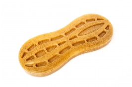 Игрушка SodaPup Nylon Peanut – Brown (Нейлон Пинат Браун) «Арахис», коричневый
