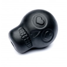 Игрушка SodaPup Skull Treat Dispenser – Black (Скулл Трит Диспенсер Блэк) «Череп», черный L