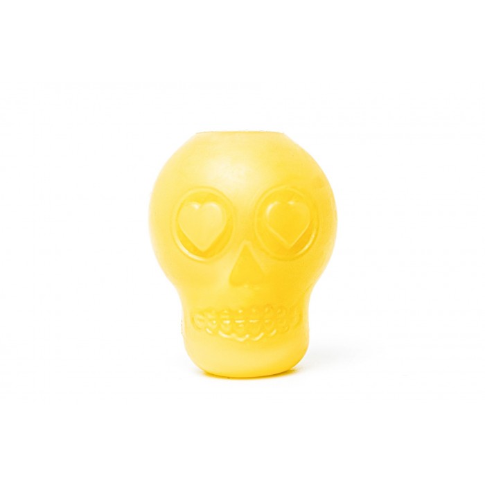 Игрушка SodaPup Coffee Skull Treat Dispenser – Glow (Кофи Скулл Трит Диспенсер Глоу) «Череп», светится в темноте M